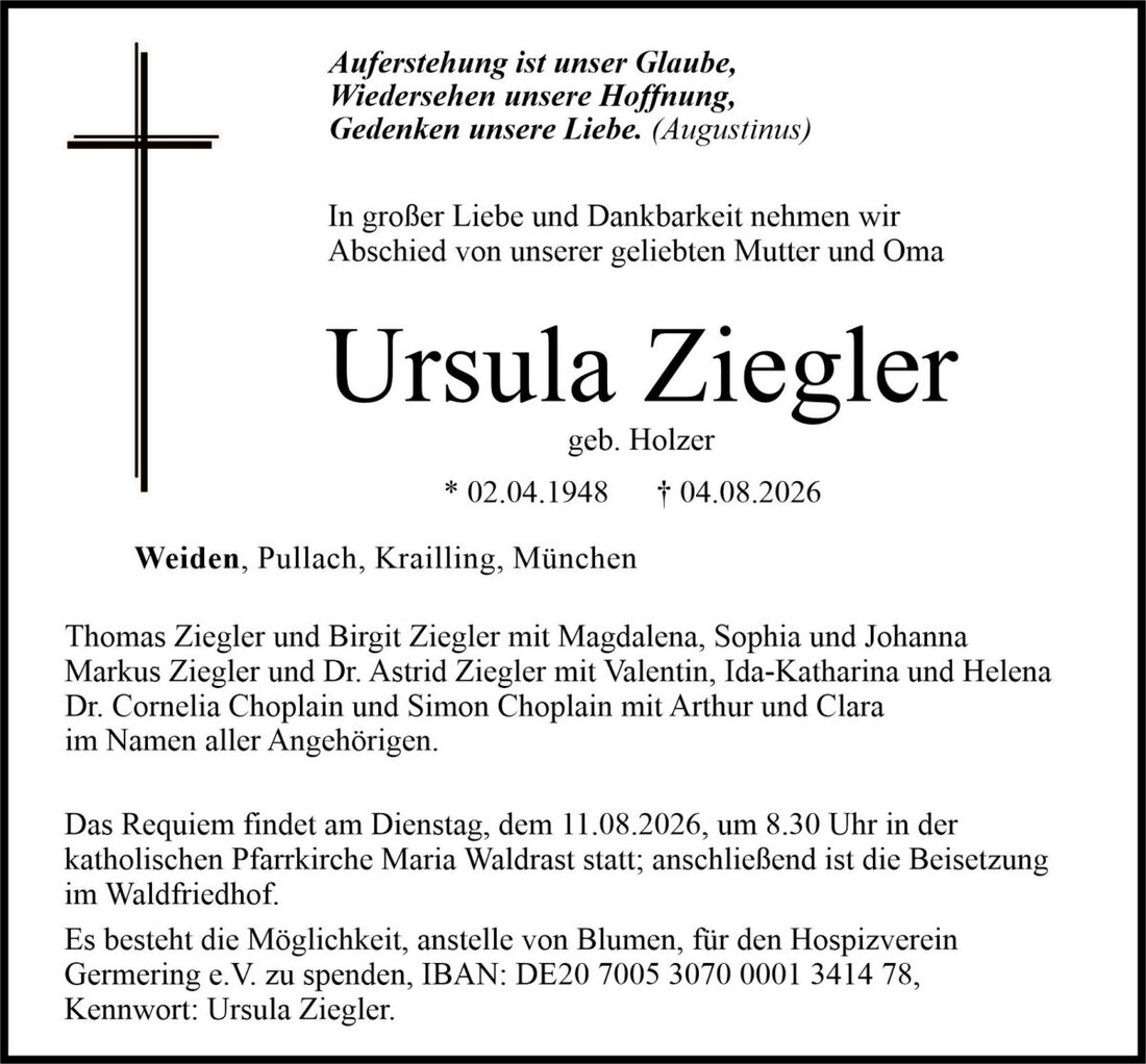 Begleitet durch: Bestattung Bauer - Weiden