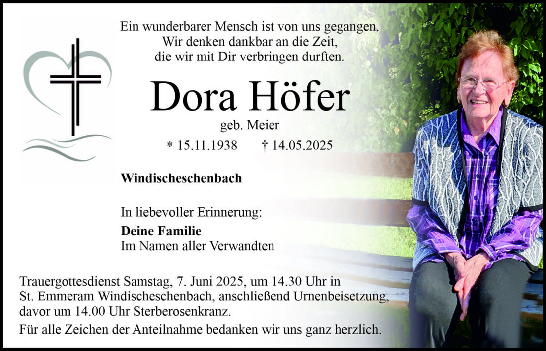 Begleitet durch: Bestattung Bauer - Weiden