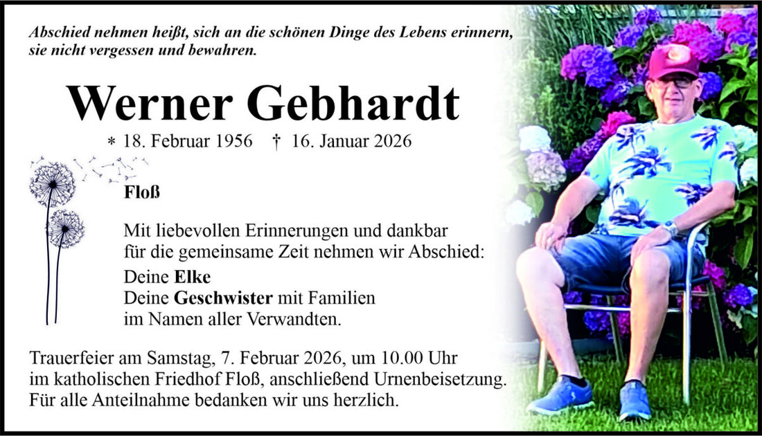 Begleitet durch: Bestattung Bauer - Weiden