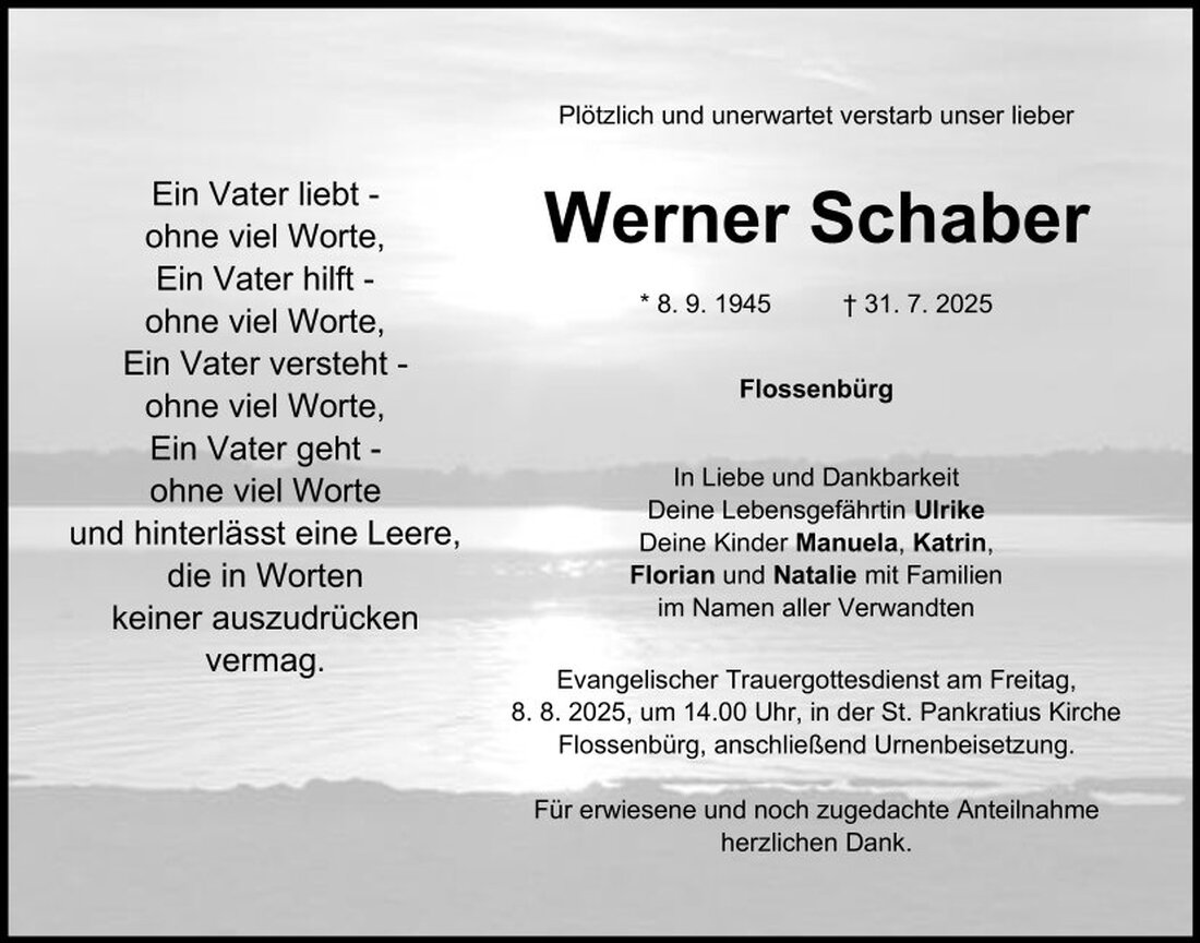 Begleitet durch: Bestattung Schmid - Neustadt/WN