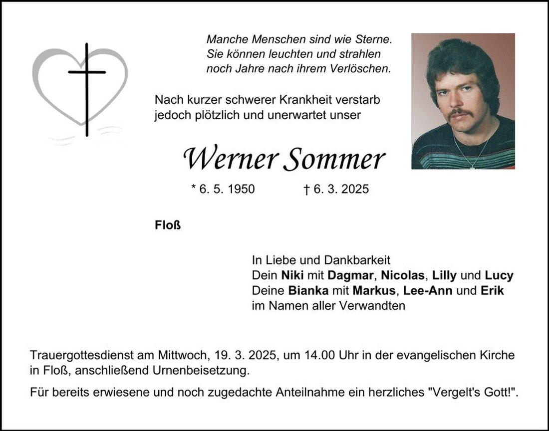 Begleitet durch: Bestattung Schmid - Neustadt/WN