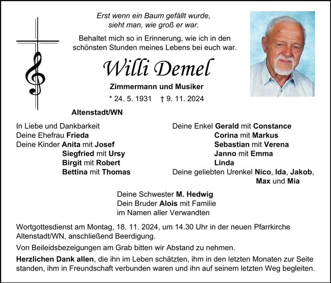 Begleitet durch: Bestattung Schmid - Neustadt/WN