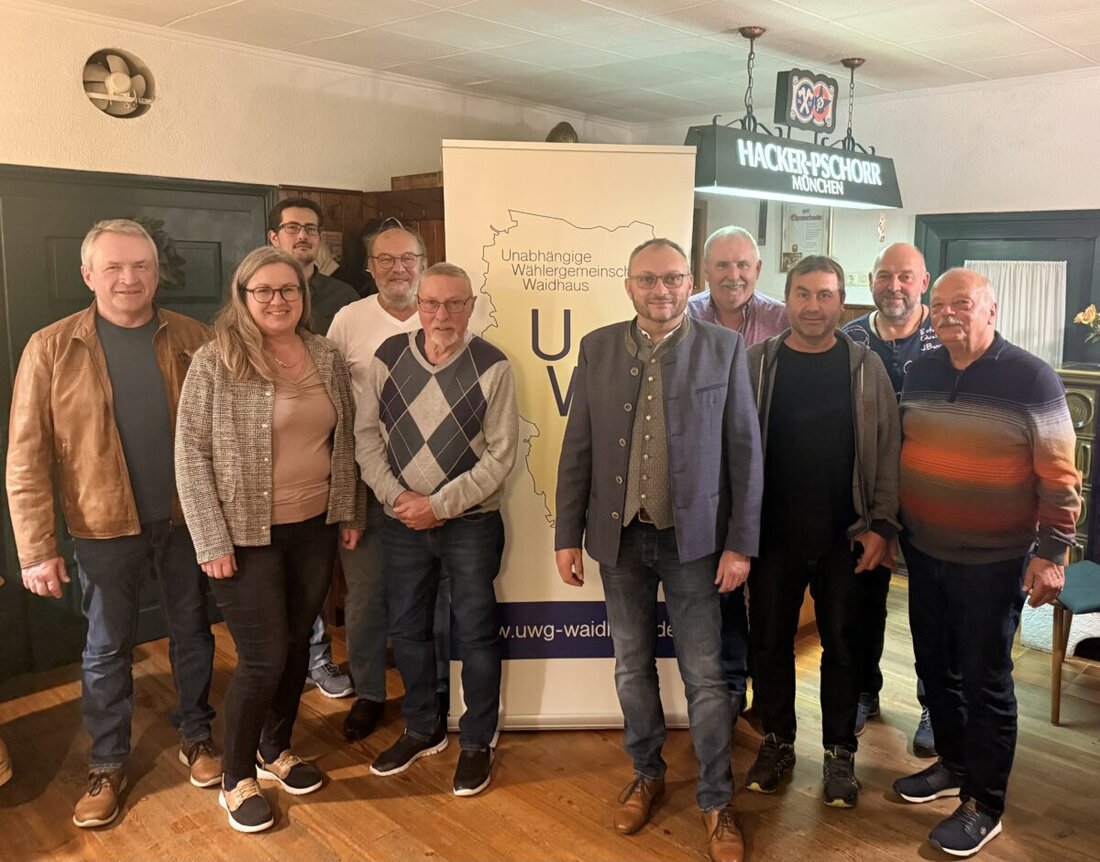 Waidhaus. Die UWG bestätigte ihren Vorstand und nominierte Markus Bauriedl erneut als Bürgermeisterkandidat für die Kommunalwahl 2026. UWG-Treffs kamen gut an, die Mitgliedszahl stieg.