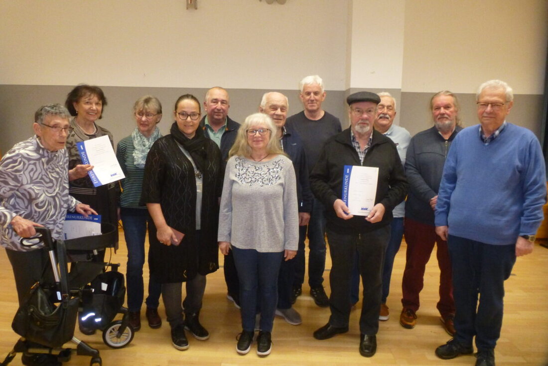 Weiherhammer. Der VdK-Ortsverband Kaltenbrunn-Weiherhammer setzt seinen Aufwärtstrend fort: 27 Neuzugänge, nun 259 Mitglieder. Bei der Generalversammlung am Donnerstag, 26. März, wurde die Führung um Franz Plößl bestätigt.