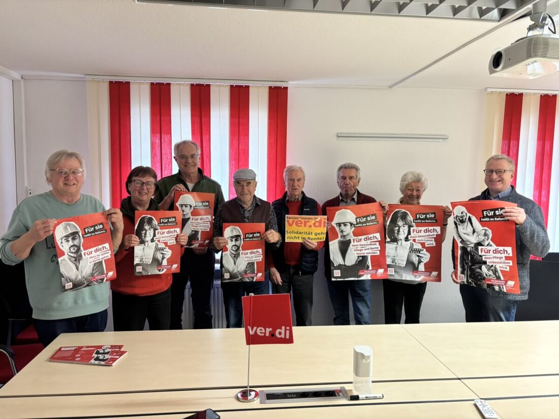 Weiden. Die Ver.di Senioren der Oberpfalz haben bei ihrer Jahresauftaktsitzung den Start der Wahlen vorbereitet. Sie rufen zum Schutz von Sozialleistungen auf; über 4.300 Mitglieder tragen das mit.