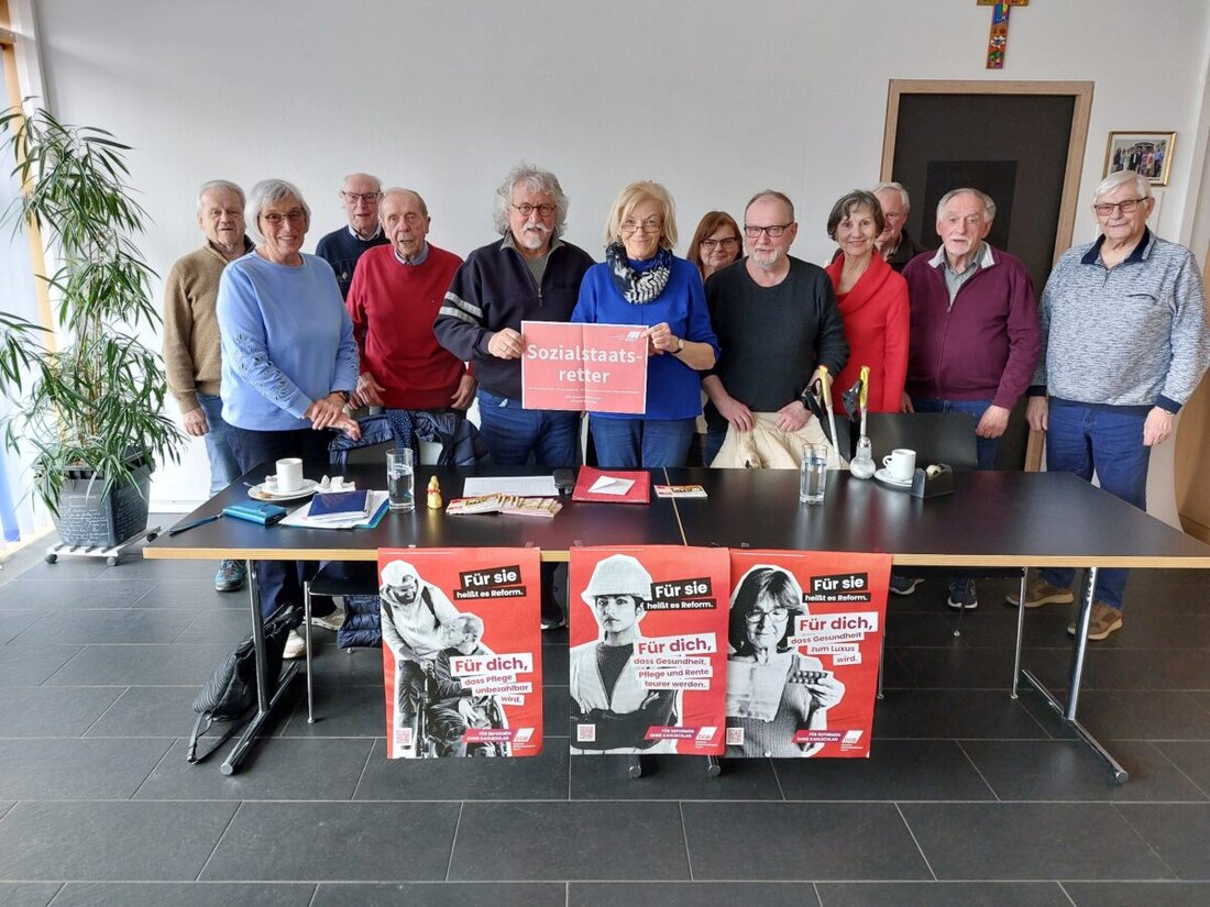 Oberpfalz. Die Ver.di-Senioren aus Post, Telekom und Logistik diskutierten in ihrer Monatsversammlung die Daseinsvorsorge. Im Mittelpunkt standen Gesundheit, Pflege, Rente und der Widerstand gegen weitere Belastungen.