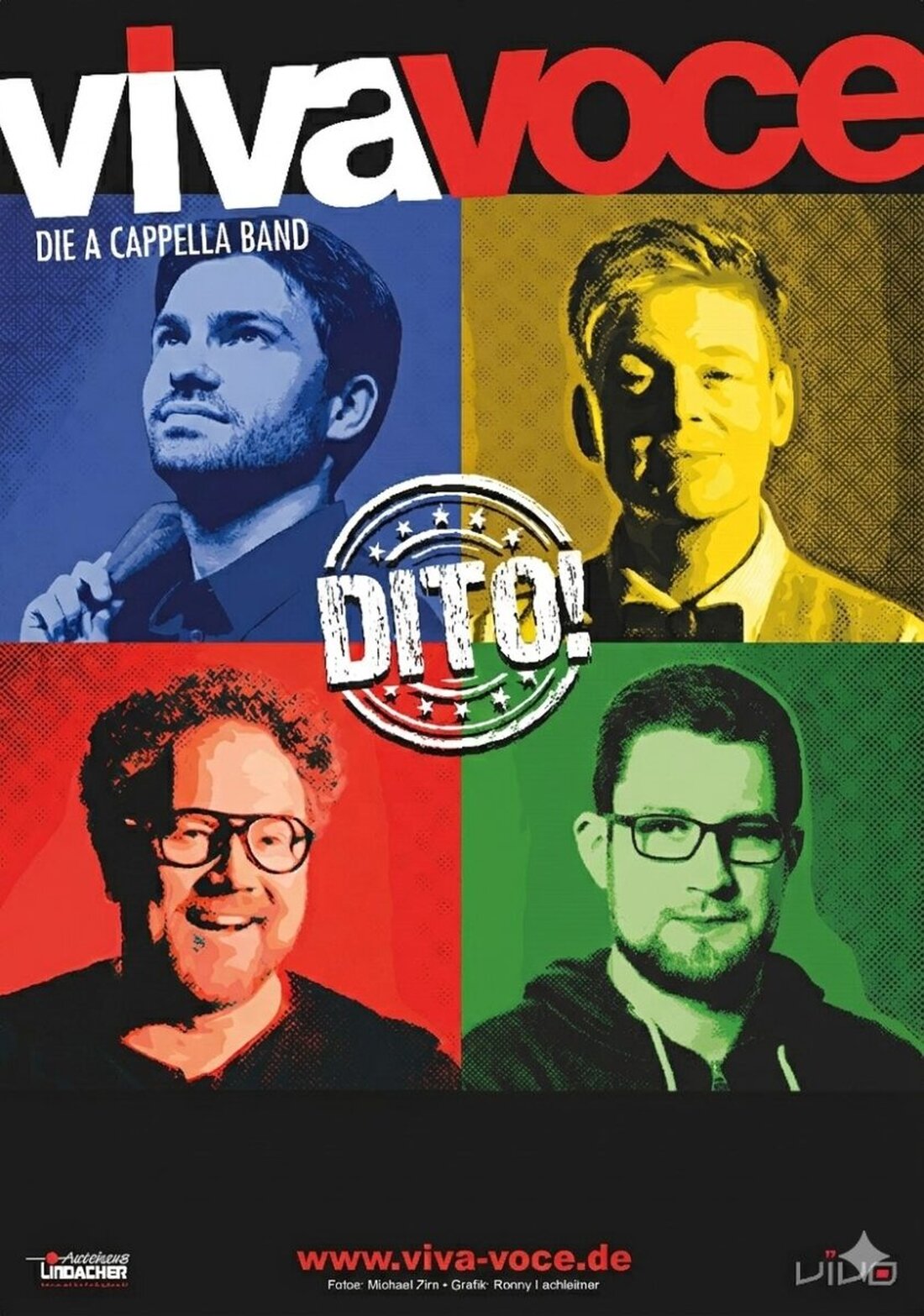 Amberg. Die A-Cappella-Band Viva Voce zeigt am Freitag, 8. Mai 2026, im Stadttheater ihr neues Programm DITO! über geteilte Erlebnisse und kleine Peinlichkeiten. Beginn ist um 19.30 Uhr.