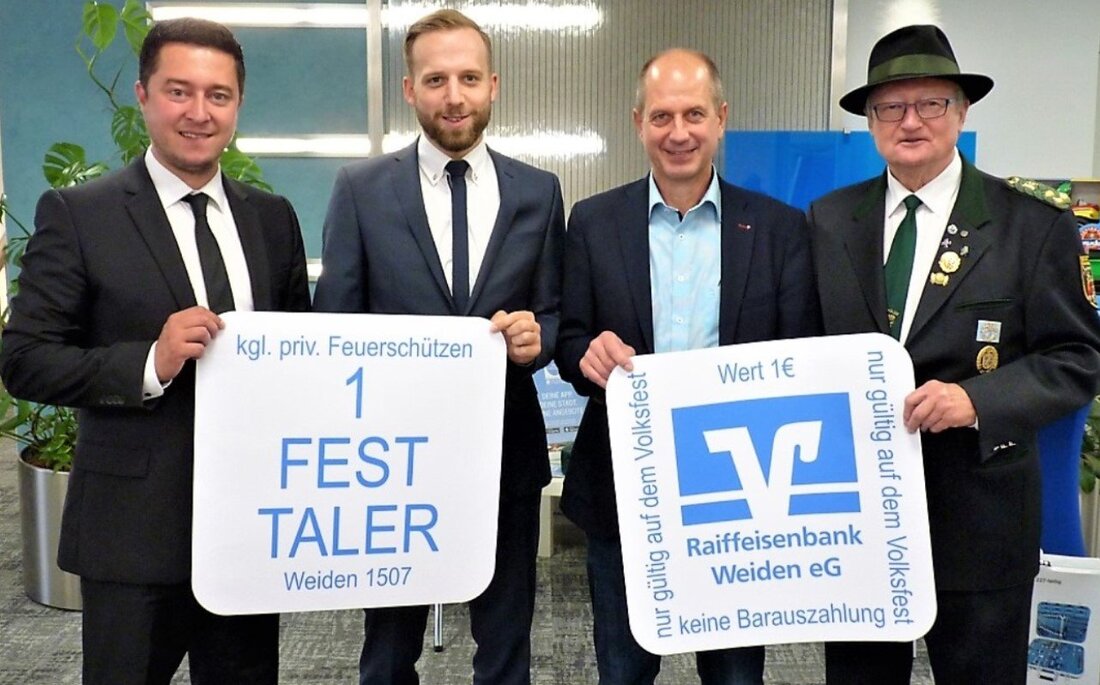 Weiden. Eine eigene Währung für das Weidener Volksfest, mit dem man sogar noch kräftig sparen kann: Das bietet die Raiffeisenbank eG Weiden auch heuer wieder mit den Volksfest-Talern. Zum diesjährigen [&hellip;]