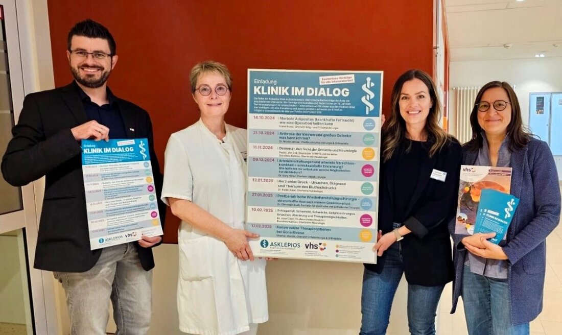 Burglengenfeld. Die Asklepios Klinik und die VHS Städtedreieck bieten in ihrer Reihe "Klinik im Dialog" acht Fachvorträge zu medizinischen Themen an, die kostenlos und teilweise online zugänglich sind.