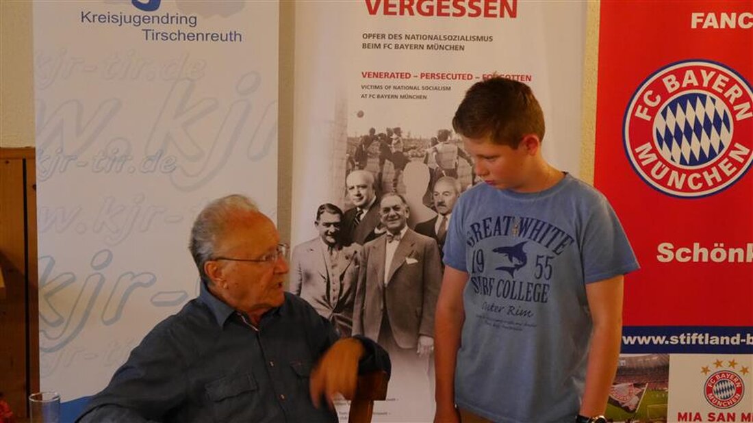 Schönkirch. Holocaust-Zeitzeuge Prof. Dr. Fried war mit seiner Frau bei der Wanderausstellung „verehrt –verfolgt – vergessen“ des FC Bayern München&nbsp;zu Gast in Schönkirch.&nbsp; „Am liebsten würde ich jetzt sofort Fußball [&hellip;]