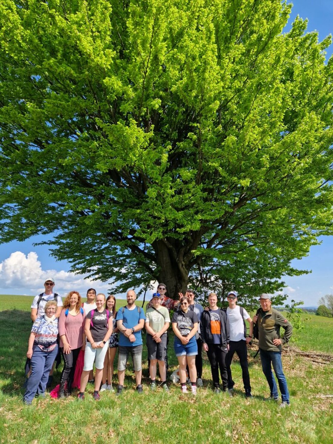 Bärnau. Im Rahmen des Erasmusprogramms FLOW sammelten Berufsschüler aus Deutschland und Tschechien Erfahrungen im Handwerk. Sie arbeiteten im Geschichtspark Bärnau-Tachov und im Naturdorf Bärnau, wo sie unter anderem das Dach einer Schmiede bauten.