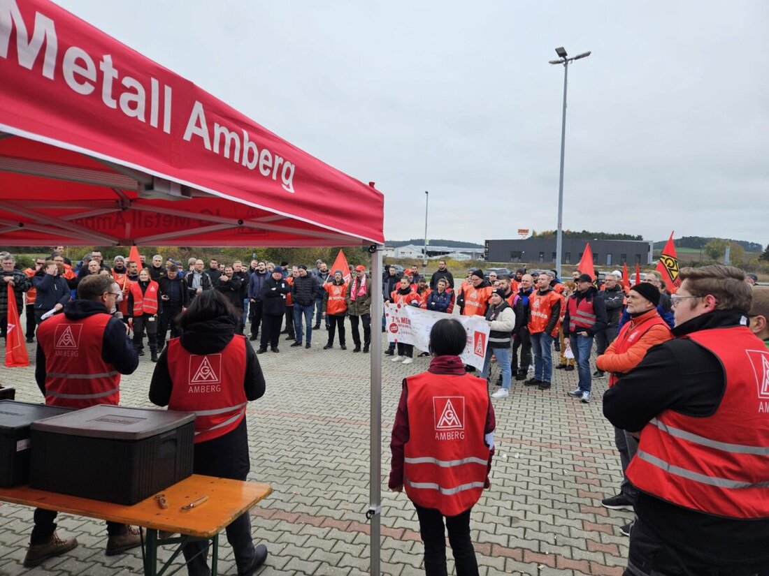Amberg. Betriebe der IG Metall, inklusive ZF in Auerbach, treten in Warnstreiks für bessere Tarife ein. Bis zum 11. November 2024 sollen weitere Aktionen die Verhandlungen unterstützen.