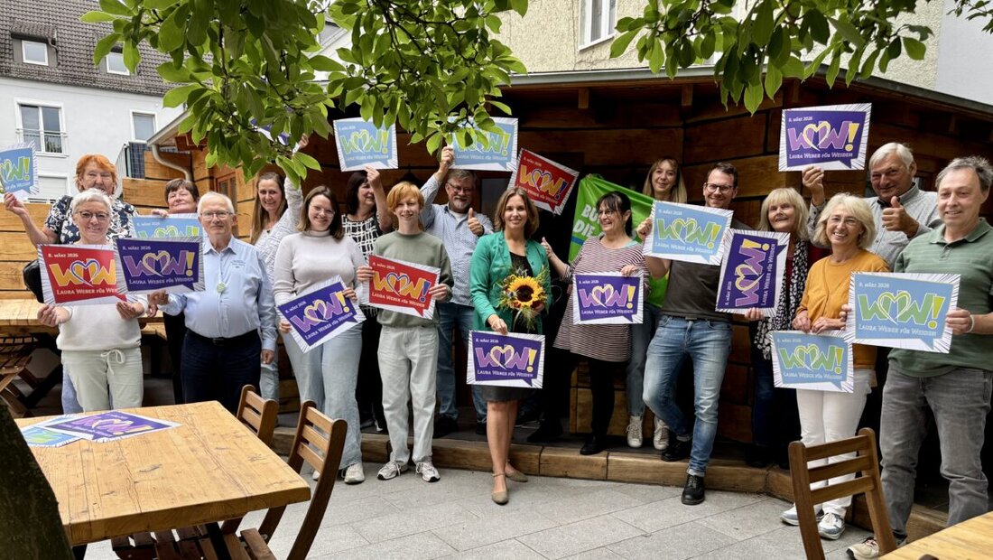 Weiden. Sie bekam selbstverständlich alle Stimmen, denn für den Grünen-Kreisverband steht fest: Laura Weber für Weiden - die Landtagsabgeordnete soll die erste grüne Oberbürgermeisterin werden.