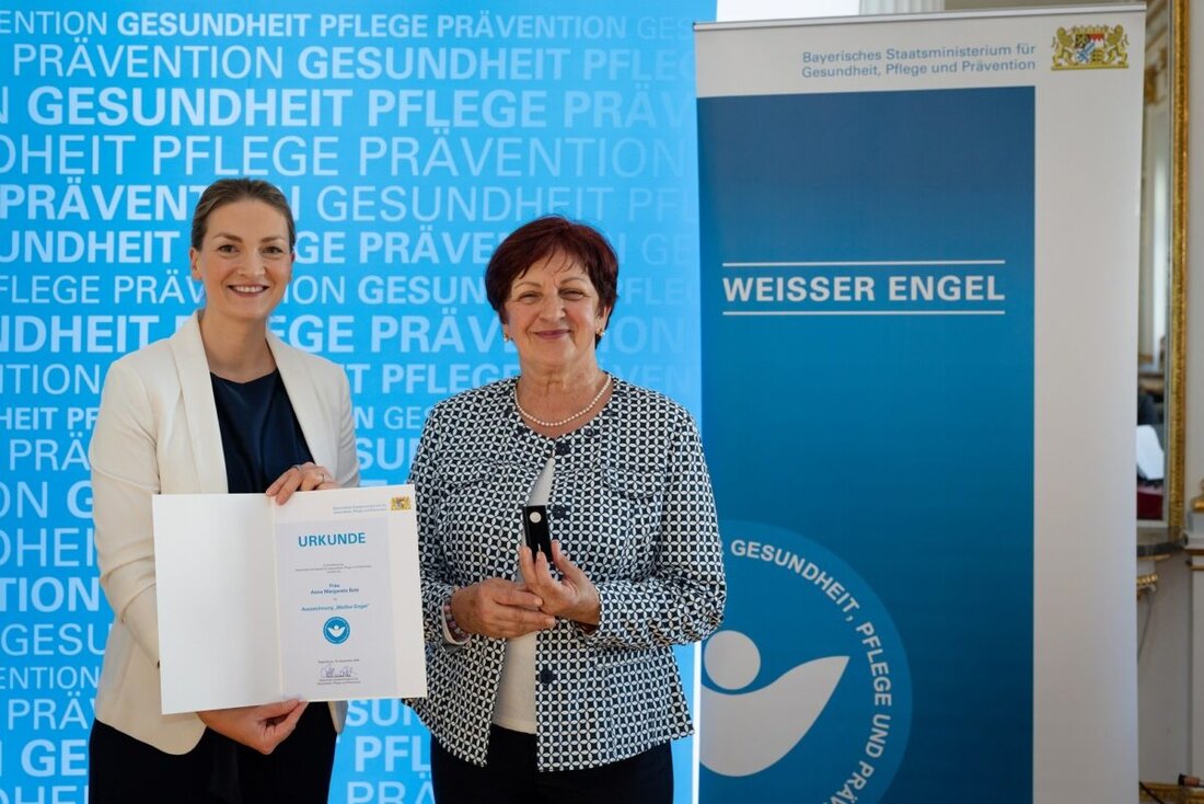Neustadt/WN. Der Weiße Engel geht an Anna Bolz aus Weiden. Das bayerische Gesundheitsministerium ehrt ihr 20-jähriges Engagement im ambulanten Hospizdienst Weiden-Neustadt; sie begleitet Trauernde und ist Kinderhospizbegleiterin.