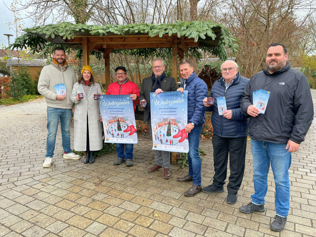 Schwandorf. Ab 28. November 2025 verwandelt der Winterzauber den Stadtpark in ein funkelndes Winterwunderland bis 6. Januar 2026. Eislaufbahn aus echtem Eis, Kunsthandwerk und Silvesterparty am 31. Dezember, Lasershow inklusive.