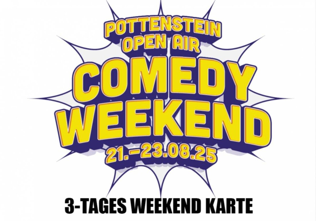 Pottenstein. RMF-Events lädt zum ersten Comedy Weekend 2025 in der Fränkischen Schweiz ein, das auf dem Festspielgelände Schüttersmühle in Pottenstein stattfindet. Tickets sind auf okticket.de verfügbar.