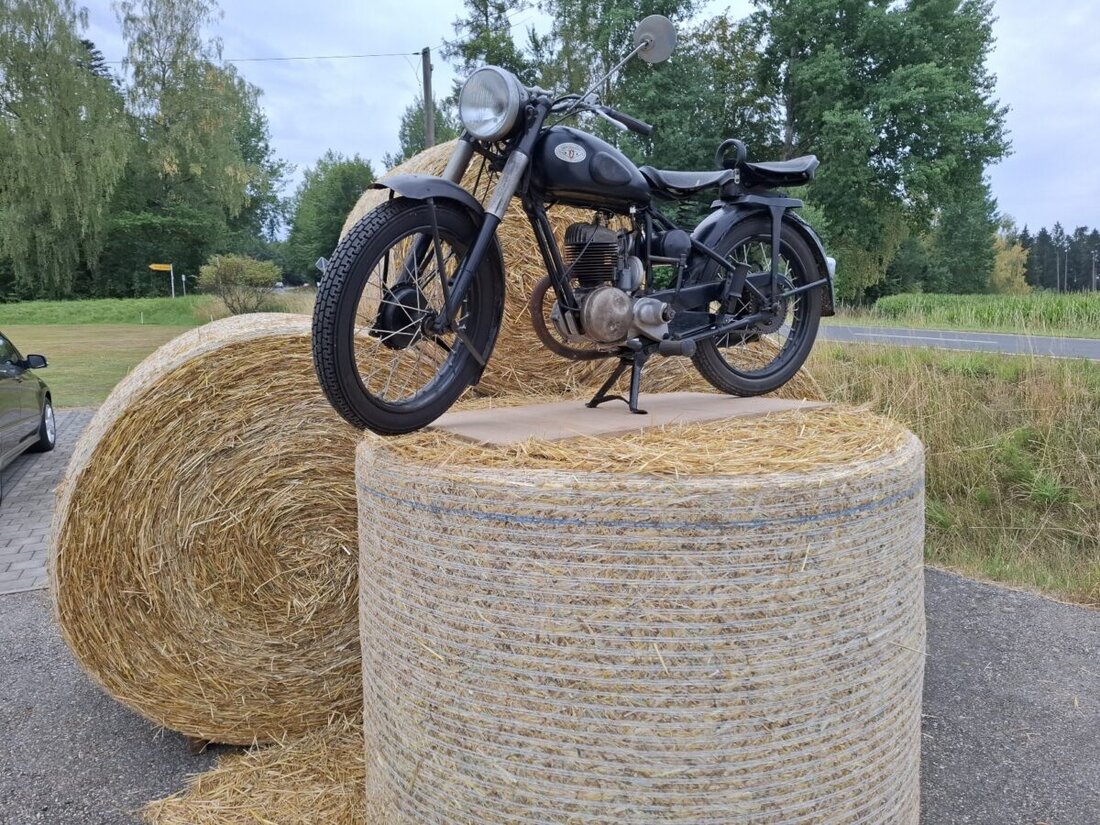 Eslarn. Bei 1A Distner Autoservice wurde der Werkstatthof zum Paradies für Zündapp-Fans: historische Motorräder, Mopeds und Bulldogs lockten viele Besucher, ein Gedächtnisstein und eine Rundfahrt setzten besondere Akzente.