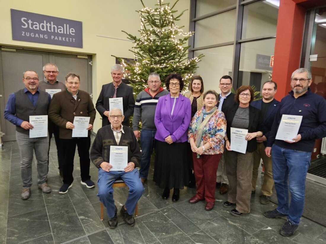 Maxhütte-Haidhof. Der CSU-Ortsverband feierte eine besinnliche Weihnachtsfeier.