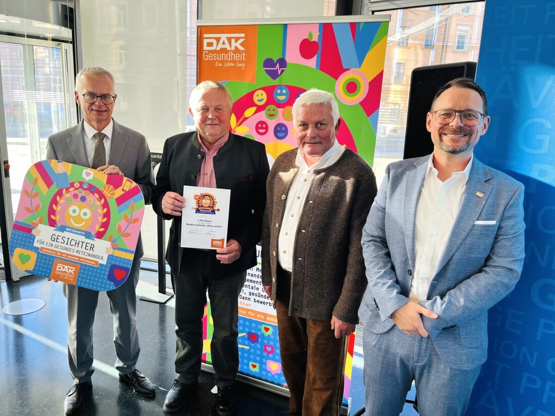 Weiherhammer. Die Nachbarschaftshilfe „Helfen mit Herz“ holt beim DAK-Wettbewerb „Gesichter für ein gesundes Miteinander“ in Bayern den dritten Platz und wird im Gesundheitsministerium in München ausgezeichnet.