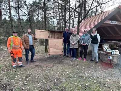 Sechste Picknickstation am Kalvarienberg in Falkenberg eröffnet