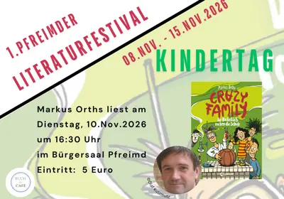 Lesung Markus Orths: Crazy Family begeistert in Pfreimd