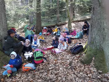 Waldtage in Floß begeistern 20 Vorschulkinder
