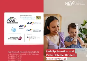 Unfallprävention und Erste Hilfe für Kinder in Weiden