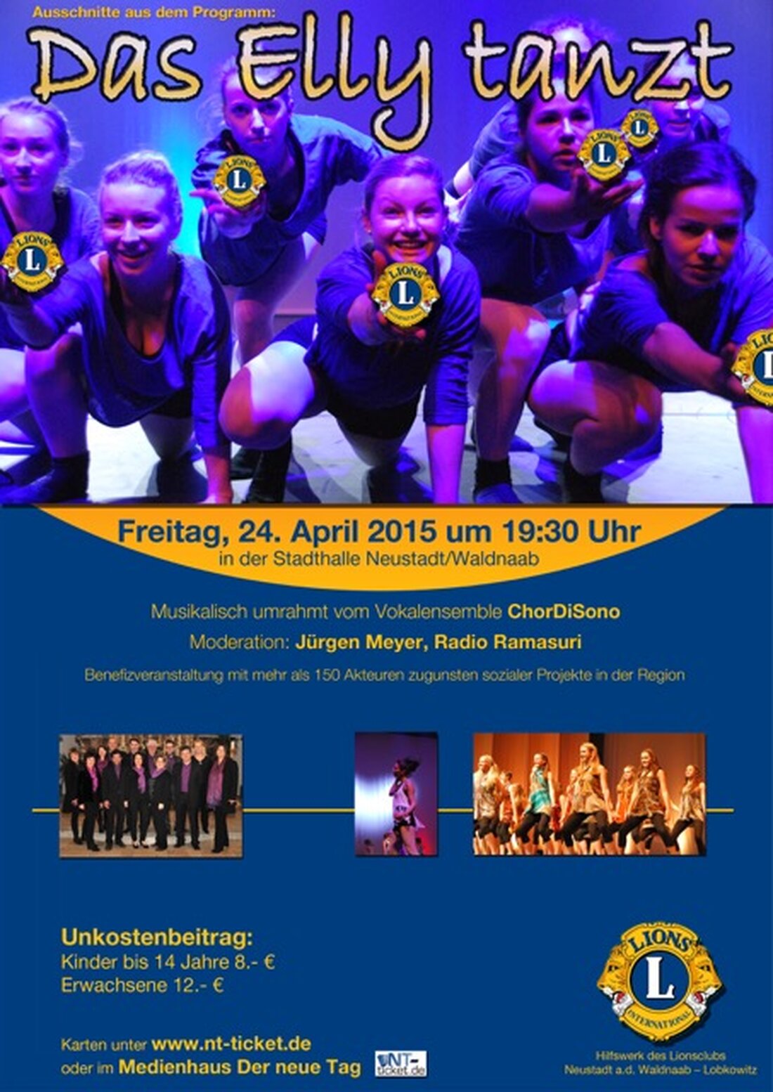 Weiden/Neustadt. Zum ersten Mal in der Geschichte des “Elly tanzt” präsentieren die Tanz-Wettkampfgruppen des Elly-Heuss-Gymnasiums ihr Können in der Stadthalle in Neustadt – für einen guten Zweck! Der Lions Club [&hellip;]