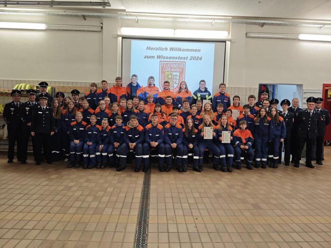 Luhe-Wildenau. 47 Jugendliche aus fünf Feuerwehren absolvierten einen Wissenstest zum Thema "Fahrzeugkunde". 