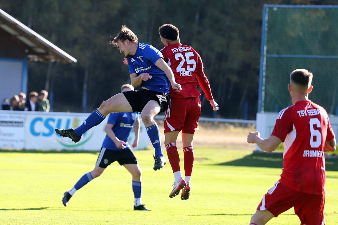 Etzenricht. Seebach siegt 3:2 per Elfmeter in 90+6, Etzenricht gleicht nach 0:2 noch auf 2:2 aus, eine rote Karte und Streit um ein Wembley-Tor prägen das Spiel.