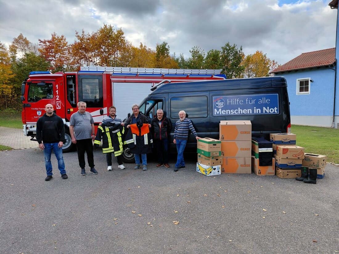 Pressath. Über Space Eye spendet die Stadt für Saporischschja 90 Schutzanzüge; ersetzt durch neue Ausrüstung im Wert von 85.000 Euro. Auch 20 Rollstühle, zehn Rollatoren, zwölf Fahrräder und Laborgeräte gehen mit.