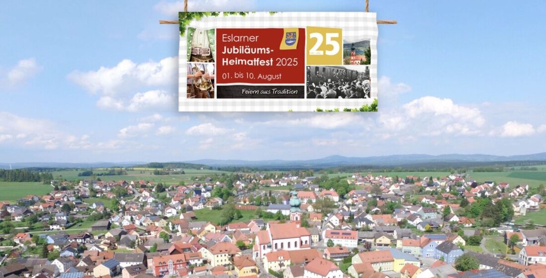 Eslarn. Im August 2025 feiert Eslarn sein 25. Heimatfest und das 785-jährige Bestehen des Ortes mit einem zehntägigen Programm voller Musik, Tradition, und Festlichkeiten.
