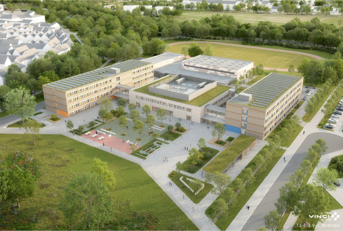 Weiden. Der Stadtrat hat am Montag einstimmig den Neubau der Hans- und Sophie-Realschulen als PPP vergeben. Die Firma VINCI übernimmt Planung, Bau und 25 Jahre Betrieb. Baubeginn: März 2026, Fertigstellung Ende 2029.
